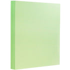 JAM Paper Matte Cardstock, 8.5" x 11", 130 lb. Mint Green, 25 Pack (296031635)-Size: 8.5 x 11 inches