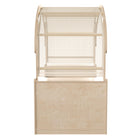 Flash Furniture - Coin lecture Bright Beginnings de qualite commerciale en bois certifie Green Guard avec deux unites d'etageres-Finition UV resistante aux rayures