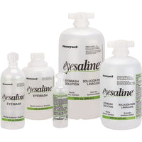 Honeywell Saline Eyewash Bottles, Full Bottle, 8 Oz. - 12 Pack-Bottle Capacity - 8 oz.