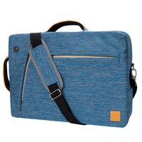Vangoddy Slate Shoudler Carrying Bag For 15.6" Laptop - Blue-VanGoddy Slate 3 in 1 Messenger/Backpack with Adjustable shoulder straps