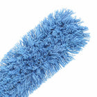 Globe Commercial Products Q-Stat Tie-On Electrostatic Dust Mop - 60" - Blue - 2 Pack-Made with 100% acrylic twisted yarn