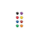 Teacher Created Resources Mini Stickers, Colourful Paw Prints, 1440 Pack (TCR4819)-Size: 3/8"(Dia)