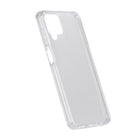 Basic Tech Samsung A12 Hybrid  Case - Clear-Thick Bumper & Rasied Lip