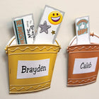 TREND enterprises Inc. I Love Metal Buckets Classic Accents Variety Pack - 36 Pack-Metallic-look bucket artwork
