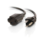 C2G 18 AWG Outlet Saver Power Extension Cord (NEMA 5-15P to NEMA 5-15R), 7.6m/25'-This outlet saver cord keeps your surge strip and UPS outlets from being blocked by bulky AC transformers.