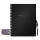Rocketbook Fusion Smart Reusable Notebook – Letter Size – 21 Sheets – Infinity Black-No more wasting paper - this environmentally friendly 42 page notebook has 7 different page styles for planning, listing, goal setting, note-taking, sketching, and sharing big ideas
