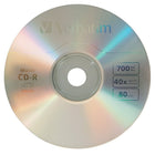 Verbatim 700 MB 40x CD-R, Branded Surface, Spindle, 25 Pack-700 MB Storage capacity