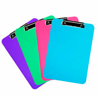 JAM PAPER - Presse-papiers en plastique norme, Mode couleurs assorties-Couleur : mode assortie (vert, violet, bleu, rose). Soyez elegant et organise avec des presse-papiers colores.