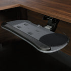 Sauder Affirm Keyboard Tray - Black (426468)-Metal, Plastic, Foam; Black Finish