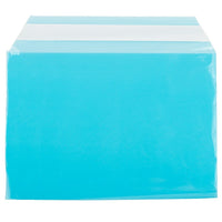 JAM Paper - Pochettes A7 en cellophane, 5 1/16 x 7 3/16, bleu, paq./100 (2783132)-Dimensions (po) : 5 haut. x 7 1/6 larg. x 1/5 prof.