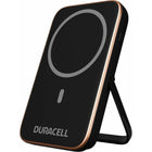 Duracell Micro 5 Magnetic Wireless Powerbank - Black-5,000 mAh power bank is ideal for wireless charging on the move