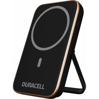 Duracell Micro 5 Magnetic Wireless Powerbank - Black-5,000 mAh power bank is ideal for wireless charging on the move
