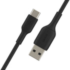 Belkin - Câble USB-C vers USB-A 180 cm noir-Testé pour sa résistance à plus de 8 000 plis