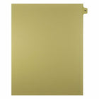 Mark Maker Legal Exhibit Index Tab Buff Single Tabs, 1/15th Cut, Letter Size, No Holes, Number 46, 25 Pack-Buff Single Tabs, 1/15th Cut