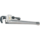 RIDGID Straight Pipe Wrench, 2" Jaw Capacity, 14" Long, Aluminum Handle-Finish Plain
