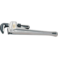 RIDGID Straight Pipe Wrench, 2" Jaw Capacity, 14" Long, Aluminum Handle-Finish Plain