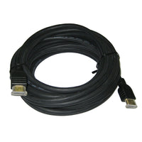Electronic Master 30' Male to Male HDMI Cable, 1.8" x 7" x 7.5", Black-Full HD 1080p and beyond