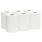 Scott Slimroll Hard Roll Towels - with Fast-Drying Absorbency Pockets - for compatible Kimberly-Clark Professional Dispensers - White - 6 Pack-6 Scott Slimroll Hard Roll Towel Rolls/Case