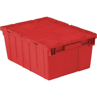 Orbis FlipakMC – Contenants de distribution en plastique polyéthylène (PE), 21,8 x 15,2 po, 5,1 lb, rouge, 2/paquet-Le polyéthylène de haute densité (PEHD) offre une protection optimale contre l’humidité, les chocs et les produits chimiques