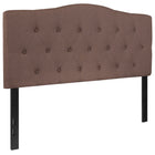Flash Furniture Cambridge Tufted Upholstered Full Size Headboard - Camel Fabric-Panel Headboard