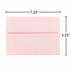 JAM Paper A7 Invitation Envelopes, 5.25 x 7.25, Baby Pink, 1000 Pack (155627B)-Opening: Booklet
