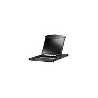 Aten 16-Port Dual Rail LCD KVM Bundle Kit-The KL1516Ai Dual Rail LCD KVM Switch is a control unit that allows secure access up to 16 computers from a single KVM (keyboard, video, and mouse) console