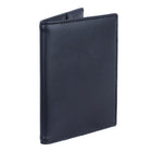 Gry Mattr Passport Holder - Navy-Navy vegan leather