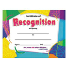 Trend Enterprises 8 1/2" x 11" Certificat de Reconnaissance Certificat Coloré Classique, Paquet de 180-Honorez les étudiants, les bénévoles et le personnel. Papier de qualité pour une impression durable; prêt à encadrer.