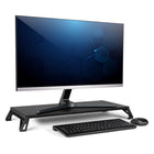 Allsop Dual Height Adjustable Lo Riser Monitor Stand with Wide Platform - Black-9