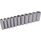 Gray Tools 11 Piece 3/8" Drive 12 Point SAE, Deep Chrome Socket Set, 3/8"-1"-Contains Sizes: 3/8", 7/16", 1/2", 9/16", 5/8", 11/16", 3/4", 13/16", 7/8", 15/16", 1".