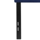 Flash Furniture - Tête de lit Cambridge double touffetée et rembourrée en tissu marine-Rembourrage en tissu marine