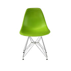 Plata Import Eiffel Chair, Apple Green Seat, Chromed Legs (PC-016-AGREEN)-Dining Chair