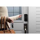 Alfred DB1-C Smart Deadbolt Lock with Z-Wave - Black-Connect to select smart home hubs by using built in Z Wave Plus