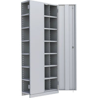 Metalware RK925 Boltless Shelving Unit, 8-Shelves, 36" x 18" x 88", Light Grey-Adjustable shelving system that provides high strength, yet economical storage capacity for your needs