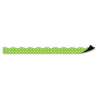 Ressources créées par l'enseignant Bordures magnétiques à pois, citron vert, paquet de 36-Se coupe facilement avec des ciseaux pour faire vos propres étiquettes ou pièces de jeux.