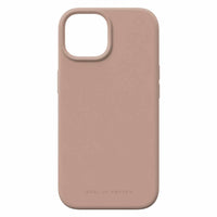 iDeal of Sweden Silicone Case with MagSafe for iPhone 16e/15 - Blush Pink-Protective design with raised edges to protect the camera and screen