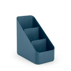 Poppin Small Desk Organizer - Slate Blue-Slate Blue