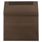 JAM Paper A2 Invitation Envelopes, 4.38 x 5.75, Chocolate Brown Recycled, 100 Pack (233709g)-Size: A2 (4 3/8" x 5 3/4")
