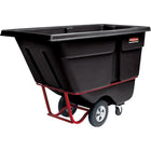 Rubbermaid, Chariot Basculeur En Polyéthylène, Polyéthylène, 1/2 Vg³, Capacité De Charge De 850 Lb-Matériau du bac Polyéthylène