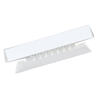 Pendaflex Flexible Plastic Folder Tabs - 3-1/2" - 1/3 Cut - Clear - 25 Pack-Soft plastic tab is designed to allow for easy insertion into hanging folders