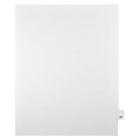 Mark Maker Legal Exhibit Index Tab White Single Tabs, 1/25th Cut, Letter Size, No Holes, Number 72, 25 Pack-White Single Tabs, 1/25th Cut