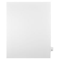 Mark Maker Legal Exhibit Index Tab White Single Tabs, 1/25th Cut, Letter Size, No Holes, Number 72, 25 Pack-White Single Tabs, 1/25th Cut
