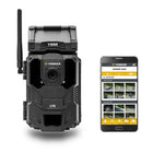 VOSKER V200 Caméra de sécurité mobile sans fil 4G/LTE avec panneau solaire et GPS-Configuration facile : Carte SIM préinstallée / Aucun besoin d'un abonnement avec un fournisseur de réseau cellulaire