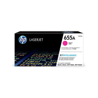 HP 655A (CF453A) Magenta Original LaserJet Toner Cartridge-Standard toner cartridge, up to 10500 pages