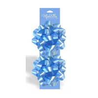 Millbrook Studios 4" Confetti Bows, Light Blue, 12 Pack (00385)-Light Blue