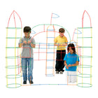 Roylco Straws & Connectors Class Set - 400 Pieces-Multicolour, Plastic