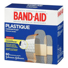BAND-AID Brand COMFORT-FLEX Plastic Bandages, Assorted, 60 Pack-Breathable