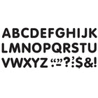 TREND STICK-EZE Stick-On Letters, 2", Black-Personalize folders, notebooks, and storage containers