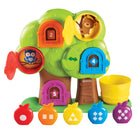 Learning Resources Hide & Seek Learning TreeHouse - Multicolor-Build matching, sorting, and fine motor skills with the help of 5 multi-color apples with printed shapes