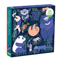 Mudpuppy Tree-dwelling Slowpokes Family Puzzle - 500 Pieces-500 Piece Puzzle